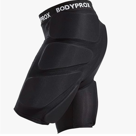 Bodyprox men’s Black Protective padded shorts Gear size medium - Picture 1 of 7